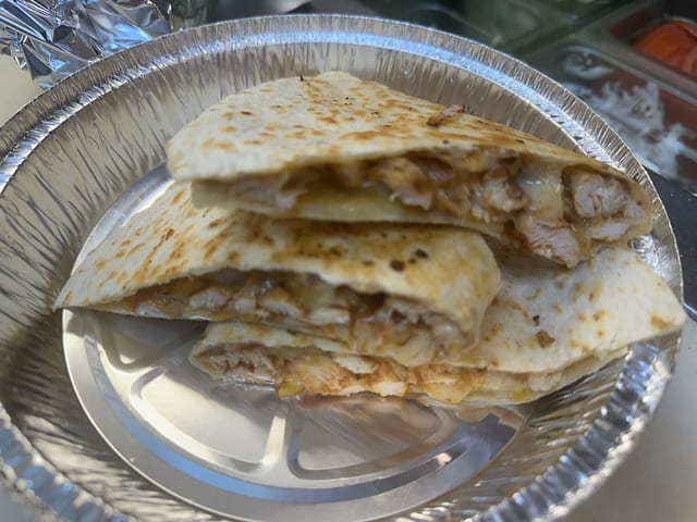 Grilled Chicken Quesadilla.