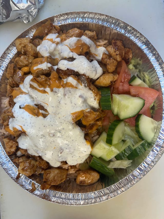 Lamb Gyro Platter.